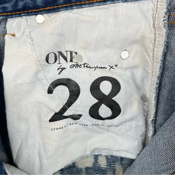 NWT One Teaspoon Lonely Boys Pacifica Destroyed Jeans Sz 28 - Picture 7 of 16